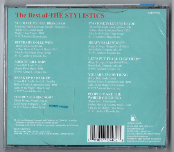 The Best Of The Stylistics (CD)