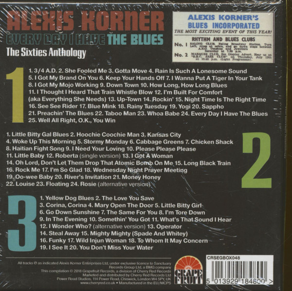 Everyday I Have The Blues - The Sixties Anthology (3-CD)