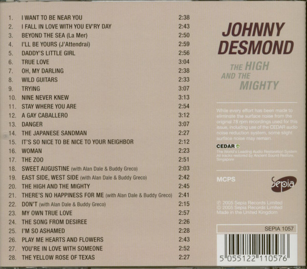 The High And The Mighty (CD)