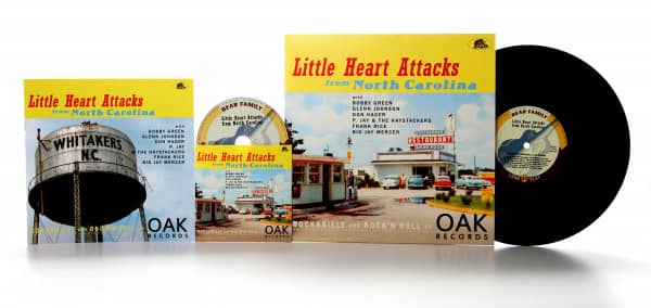 Little Heart Attacks From North Carolina -Rockabilly and Rock 'n' Roll on Oak Records (LP, 10inch & CD, Ltd, 45rpm)