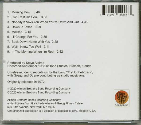 Duane & Gregg Allman (CD)