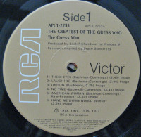 Aperçu: The Greatest Of The Guess Who (LP) Aperçu: The Greatest Of The Guess Who (LP)