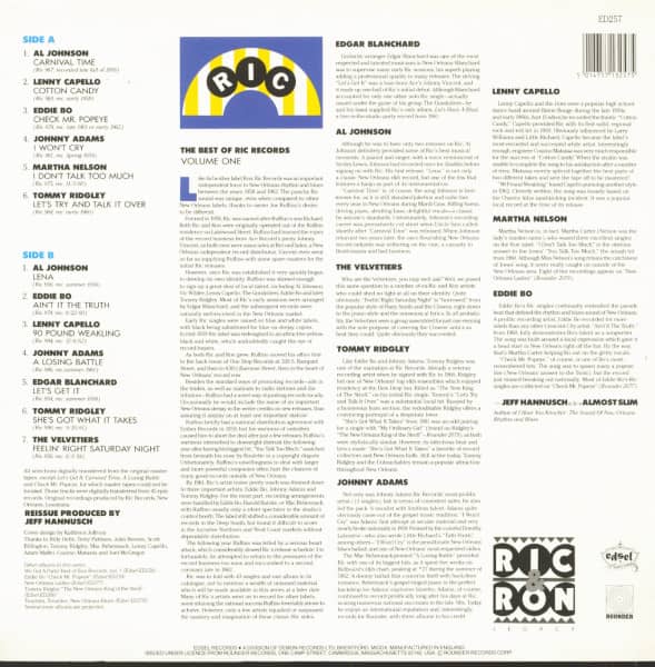 Carnival Time - Best Of Ric Records Vol.1 (LP)