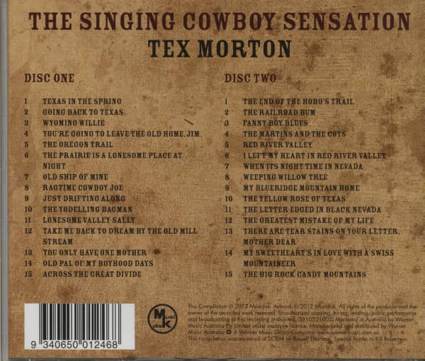 The Singing Cowboy Sensation (2-CD)
