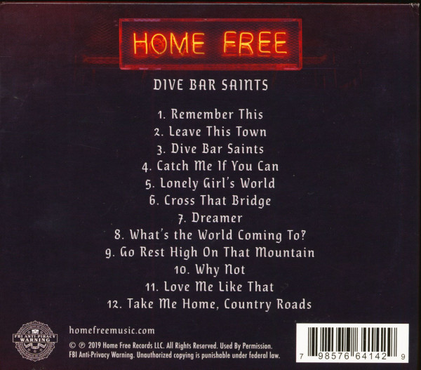 Dive Bar Saints (CD)