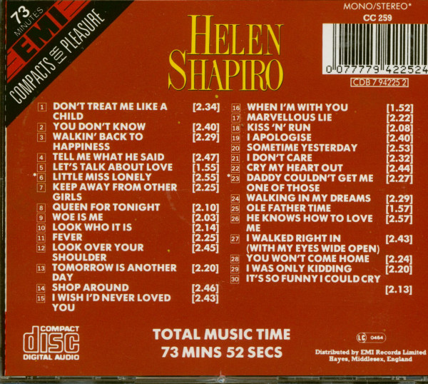 Helen Shapiro (CD)