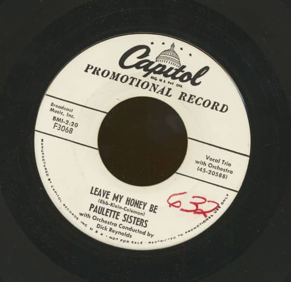 Dream Boat - Leave My Honey Be (7inch, 45rpm)