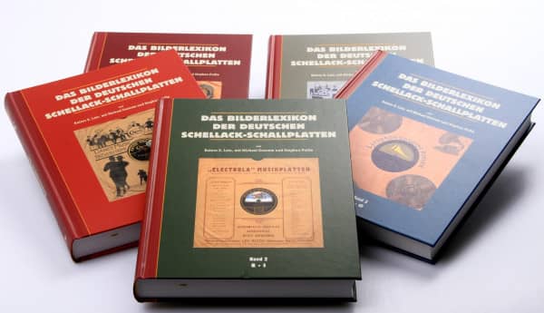 Das Bilderlexikon der deutschen Schellack-Schallplatten (5 Bände) - The German Record Label Book