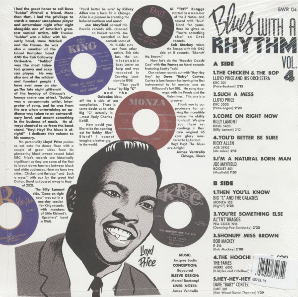Blues With A Rhythm, Vol.4 - Hey Hey Hey (LP, 10inch)