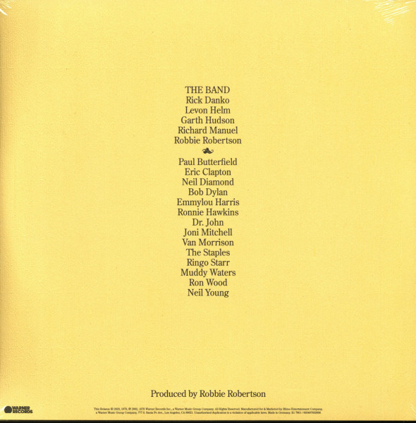 The Last Waltz (3-LP, 180g Vinyl, Ltd.)