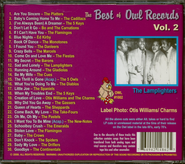 The Best Of Owl Records - Vol.2 (CD)