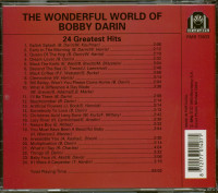 Aperçu: The Wonderful World Of Bobby Darin - 24 Greatest Hits (CD) Aperçu: The Wonderful World Of Bobby Darin - 24 Greatest Hits (CD)