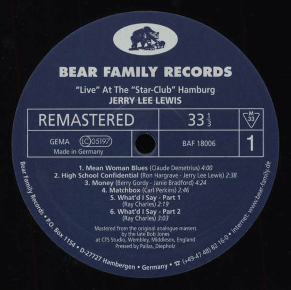 Live At The Star-Club Hamburg (LP, 180g Vinyl)