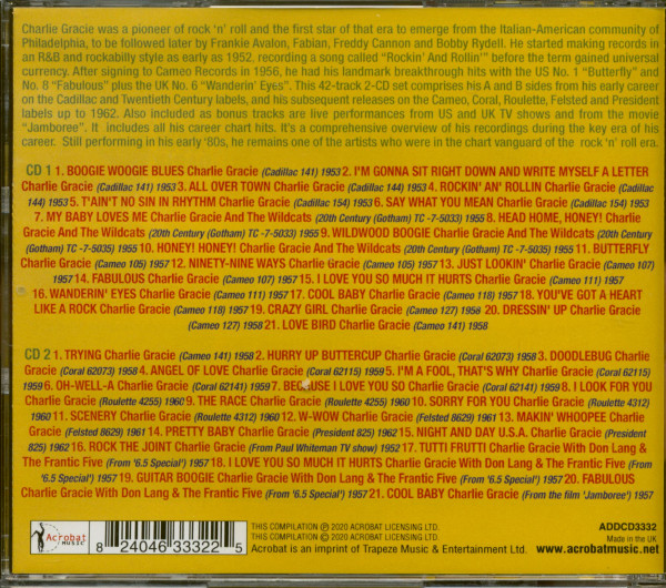The Charlie Gracie Collection 1953-62 (CD)