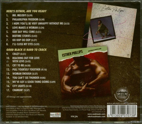 Here's Esther Are You Ready - Good Black Is Hard To Crack (CD)