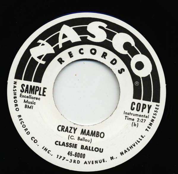 "Hey! Pardner" - Crazy Mambo ( 7inch, 45rpm)