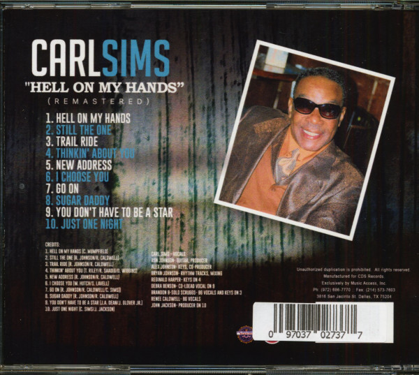 Hell On My Hands (CD)