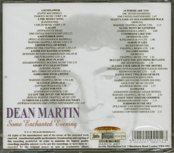 Some Enchanted Evening (CD)