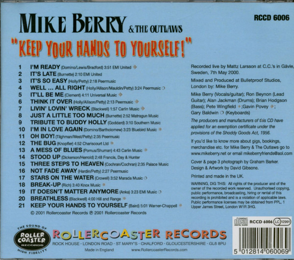 Keep Your Hands To Yourself (CD)