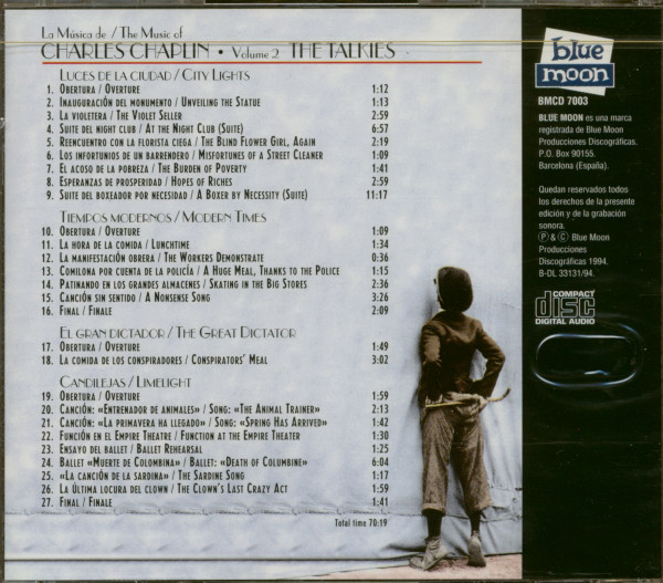 The Music Of Charles Chaplin Vol.2 - The Talkies (CD)