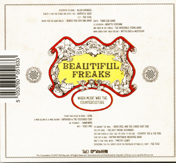 Beautiful Freaks - Waving Our Flags High - When Music Was The Counterculture (CD)