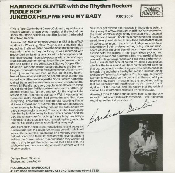 Jukebox Help Me Find My Baby - Fiddle Bop (7inch, 45rpm, SC, PS)