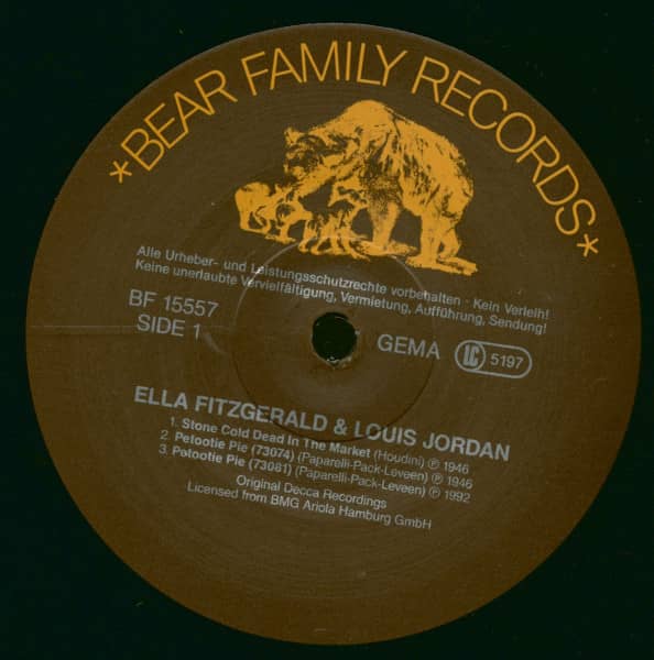 Louis Jordan And Ella Fitzgerald (LP)