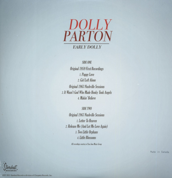 Early Dolly (LP, Colored Vinyl, Ltd.)