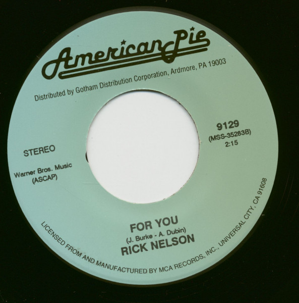 Fools Rush In - For You (7inch, 45rpm)