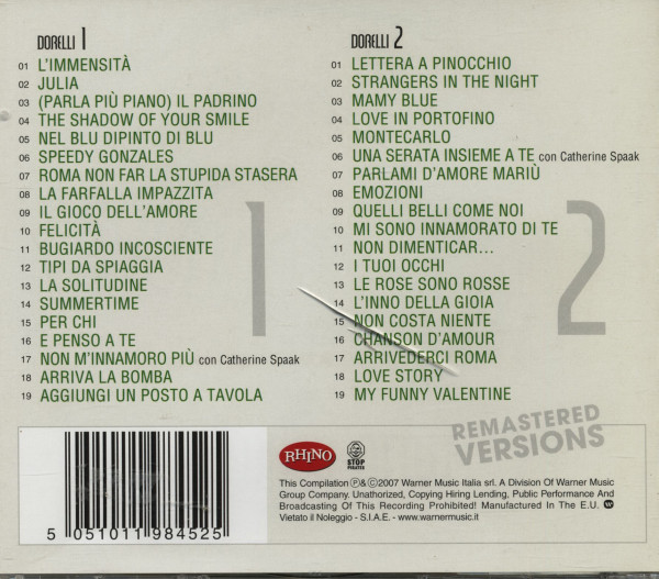 Tutto Dorelli ! La Voce, La Stile (2-CD)