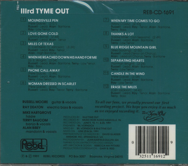 IIIrd Tyme Out (CD)