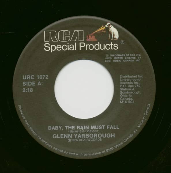 Baby, The Rain Must Fall - Tiny Blue Transistor Radio (7inch, 45rpm)