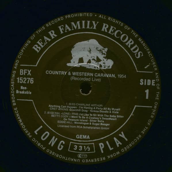 Country & Western Caravan 1954 (LP)