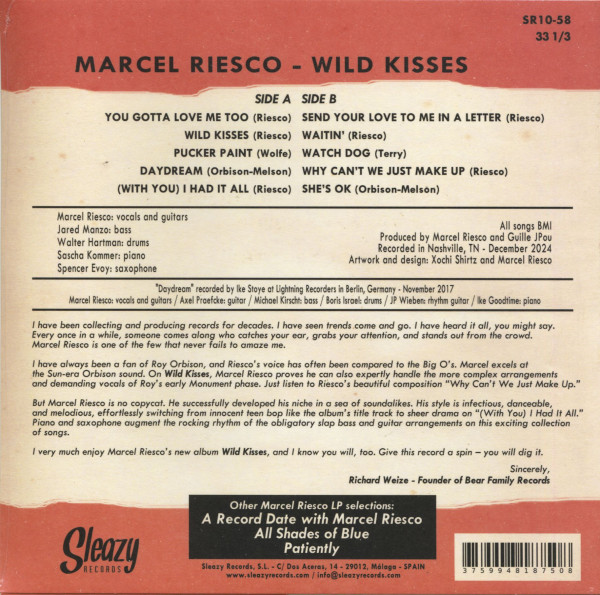 Wild Kisses (LP, 10inch)