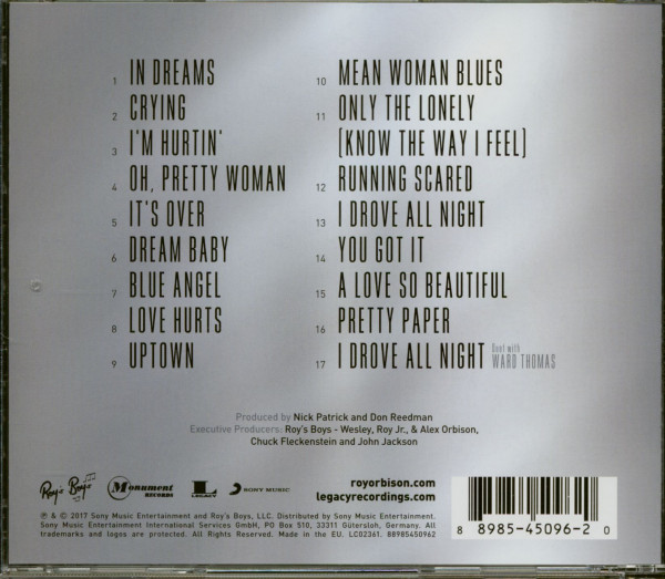 A Love So Beautiful - Roy Orbison With The Royal Philharmonic Orchestra (CD)