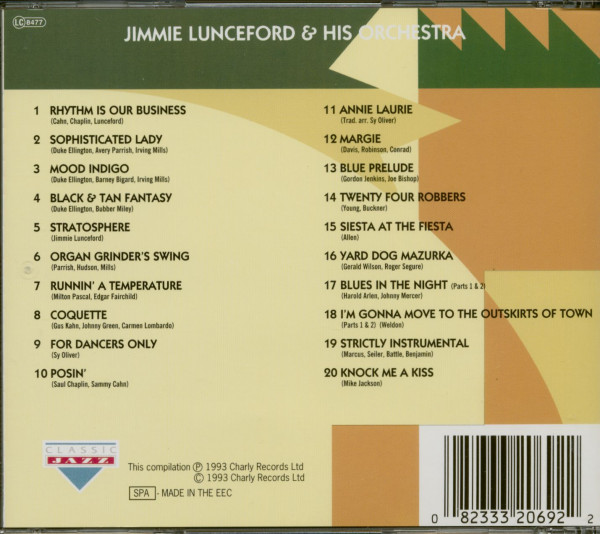 Jimmie Lunceford & His Orchestra (CD)