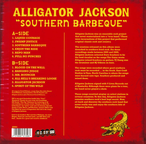 Southern Barbeque (LP, Colored Vinyl, Ltd.)
