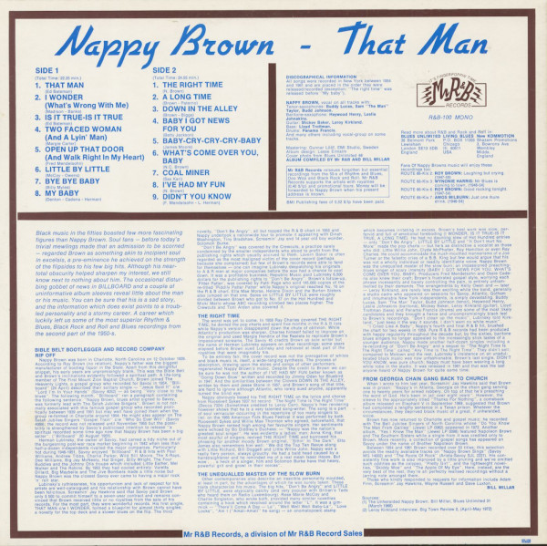 Nappy Brown - That Man - 1954-61 (LP)