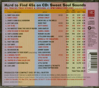 Aperçu: Hard To Find 45s On CD - Sweet Soul Sound (CD) Aperçu: Hard To Find 45s On CD - Sweet Soul Sound (CD)