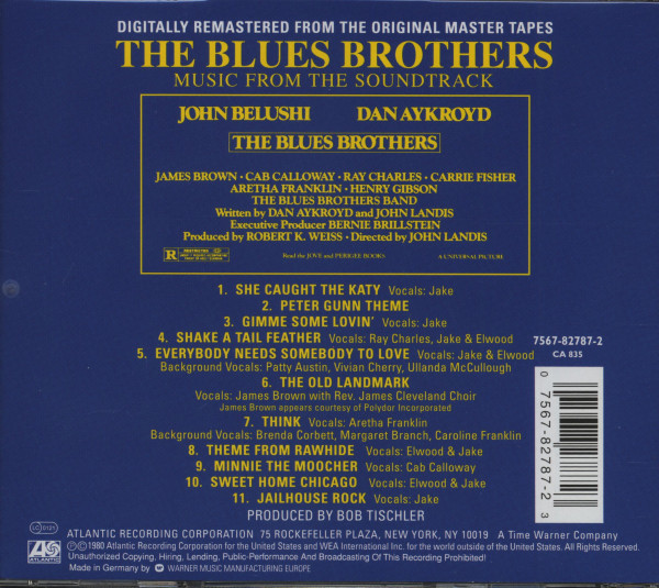 The Blues Brothers - Music From The Soundtrack (CD)