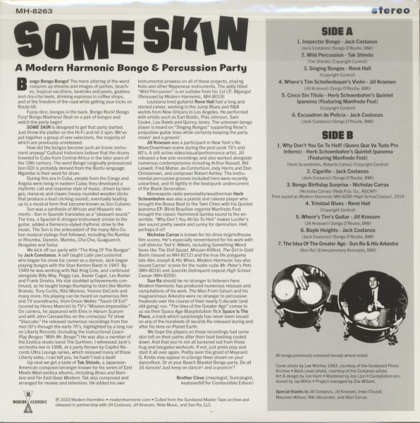 Some Skin - A Modern Harmonic Bongo & Percussion Party!! (LP, colored Vinyl)