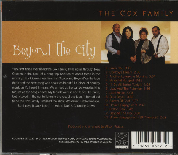 Beyond The City (CD)