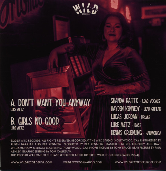 Don't Want You Anyway - Girls No Good (7inch, 45rpm)