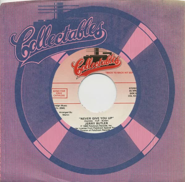 Brook Benton, It's Just A Matter Of Time - Jerry Butler, Never Gonna Give You Up (7inch, 45rpm, BC, CS)
