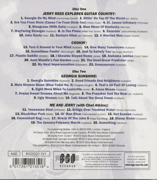 Explores Guitar Country - Cookin - Georgia Sunshine - Me and Jerry (2-CD)