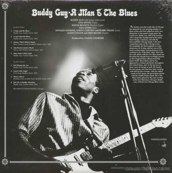 A Man And The Blues (LP, 180g Vinyl)