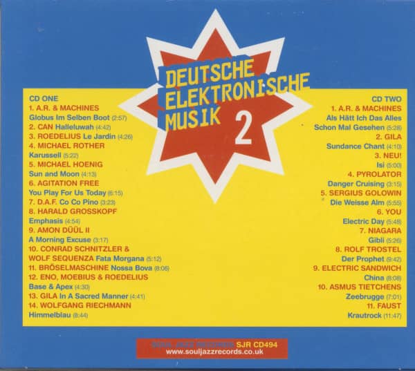 Deutsche Elektronische Musik - Experimental German Rock And Electronic Musik 1971-83 - Vol.2 (2-CD)