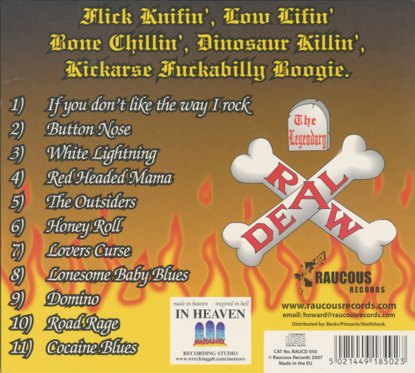 The Legendary Raw Deal (CD Digipak)