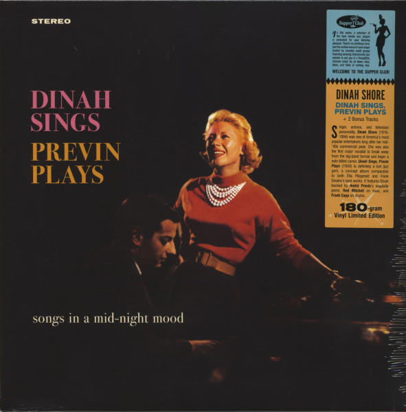 Dinah Sings, Previn Plays Songs In A Mid-Night Mood (LP, 180g Vinyl, Ltd.) Dinah Sings, Previn Plays Songs In A Mid-Night Mood (LP, 180g Vinyl, Ltd.)