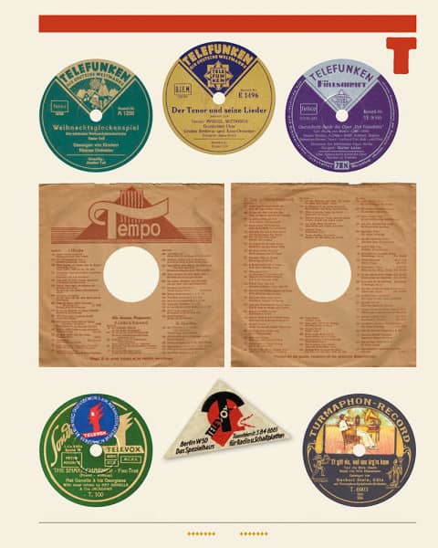 Das Bilderlexikon der deutschen Schellack-Schallplatten (5 Bände) - The German Record Label Book
